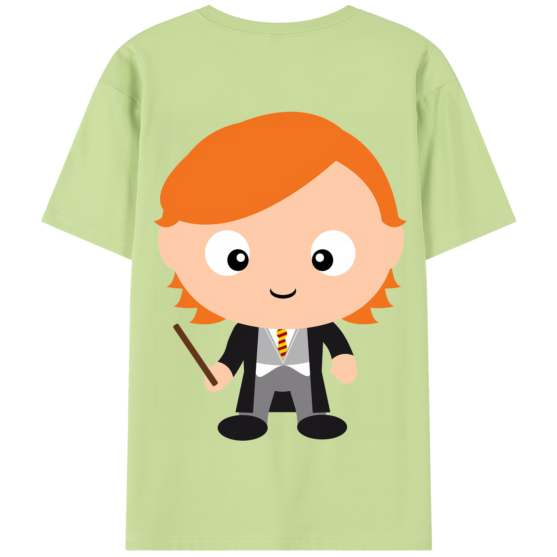（画像用） Harry Potter ハリー・ポッターシリーズ 綿100％半袖Tシャツ（背面プリント）